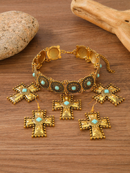 Antique Gold Blue