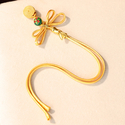 gold four-piece set gold Filigree Flower Hair Clip Set Wedding Bridal Accessory