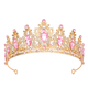 european Style Rhinestone Bridal Crown Headpiece