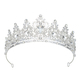 european Style Rhinestone Bridal Crown Headpiece