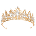 european Style Rhinestone Bridal Crown Headpiece