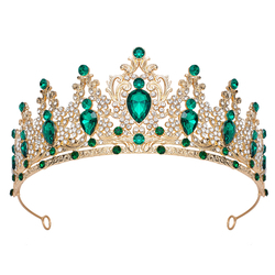 Gold + Green Diamond