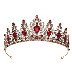 Antique Gold + Red Diamond