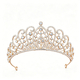 rhinestone Alloy Crown Princess Headpiece Wedding Hair Accessory