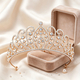 rhinestone Alloy Crown Princess Headpiece Wedding Hair Accessory