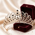 rhinestone Alloy Crown Princess Headpiece Wedding Hair Accessory