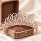 rhinestone Alloy Crown Princess Headpiece Wedding Hair Accessory