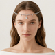 retro Multi-Layer Rhinestone Forehead Drop Headpiece