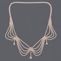 retro Multi-Layer Rhinestone Forehead Drop Headpiece