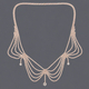 retro Multi-Layer Rhinestone Forehead Drop Headpiece