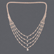 retro Multi-Layer Rhinestone Forehead Drop Headpiece