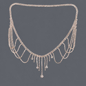 retro Multi-Layer Rhinestone Forehead Drop Headpiece