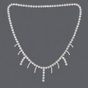 retro Multi-Layer Rhinestone Forehead Drop Headpiece