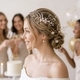 gold Vintage Flower Hair Comb Hairpin Set vintage Rhinestone Pearl Bridal Hair Comb And U-Shaped Pin Set