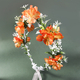 floral Wreath Bridal Hairband For Wedding And Beach Photoshoot