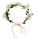 floral Wreath Bridal Hairband For Wedding And Beach Photoshoot