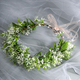 floral Wreath Bridal Hairband For Wedding And Beach Photoshoot