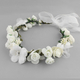 floral Wreath Bridal Hairband For Wedding And Beach Photoshoot
