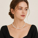 gentle Pearl Necklace NS-J5906 long Pearl Tassel Back Body Chain Necklace
