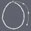 gentle Pearl Necklace NS-J5906 long Pearl Tassel Back Body Chain Necklace