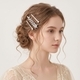 light Luxury Zircon One-Word Hair Clip For Women