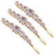 light Luxury Zircon One-Word Hair Clip For Women