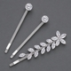 light Luxury Zircon One-Word Hair Clip For Women