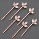 light Luxury Zircon One-Word Hair Clip For Women