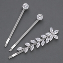 light Luxury Zircon One-Word Hair Clip For Women