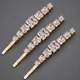 light Luxury Zircon One-Word Hair Clip For Women
