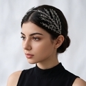 heavy-Duty Full-Diamond Wide Headband Luxury Bridal Wedding Headpiece