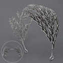heavy-Duty Full-Diamond Wide Headband Luxury Bridal Wedding Headpiece