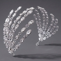 heavy-Duty Full-Diamond Wide Headband Luxury Bridal Wedding Headpiece