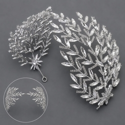 Silver Light Luxury Photoshoot Versatile Headband Ts-J3182s