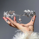 alloy Rhinestone Forehead Drop Headband Bridal Hair Accessory