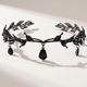 alloy Rhinestone Forehead Drop Headband Bridal Hair Accessory