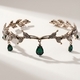 alloy Rhinestone Forehead Drop Headband Bridal Hair Accessory
