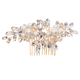handmade Pearl Rhinestone Bridal Side Hair Comb