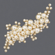 handmade Pearl Rhinestone Bridal Side Hair Comb