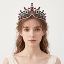 baroque Vintage Rhinestone Crown Tiara For Bridal Wedding
