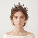 baroque Vintage Rhinestone Crown Tiara For Bridal Wedding