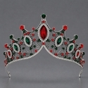 baroque Vintage Rhinestone Crown Tiara For Bridal Wedding