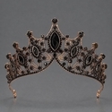 baroque Vintage Rhinestone Crown Tiara For Bridal Wedding