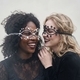rhinestone Masquerade Mask For Halloween Cosplay Photoshoot