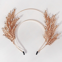 vintage Greek style leaf headband greek Goddess Leaf Headband Rhinestone Bridal Hair Accessory