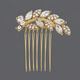 vintage Style Bridal Rhinestone Hair Comb