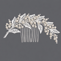 Silver Branch Vine Daily Hair Comb Hs-J5880s