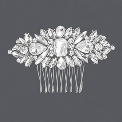 Silver Versatile Girl Hair Comb Hs-J5070
