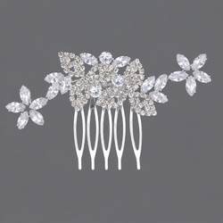Silver Banquet Light Luxury Hair Comb Hs-J6876s