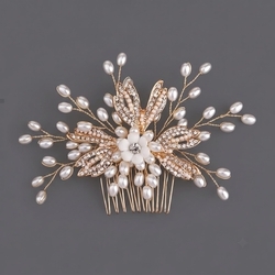 Gold Forest Style Versatile Hair Comb Hs-J6135